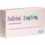 Індивина (Indivina) 2 мг + 5 мг, 28 таблеток